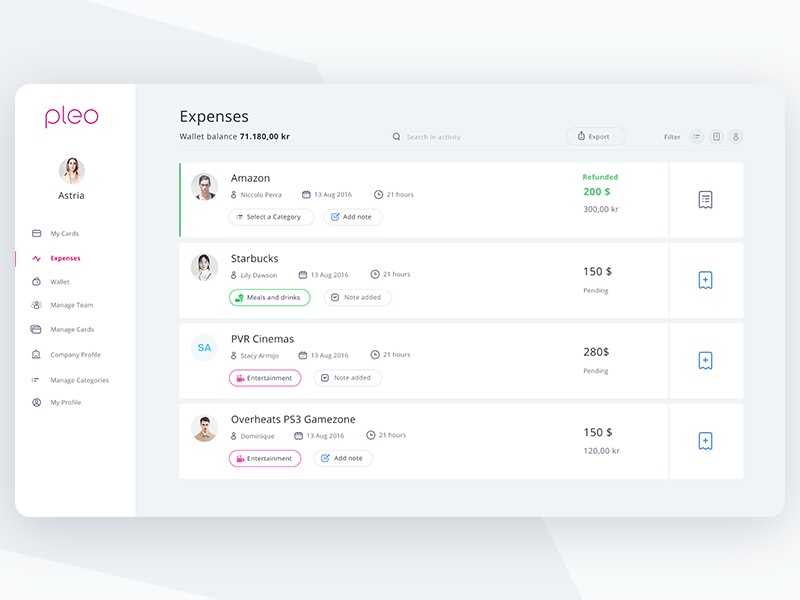 Expenses Dashboard